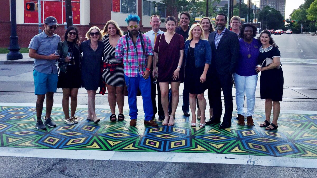 Crosswalk Art Dazzles in Uptown District